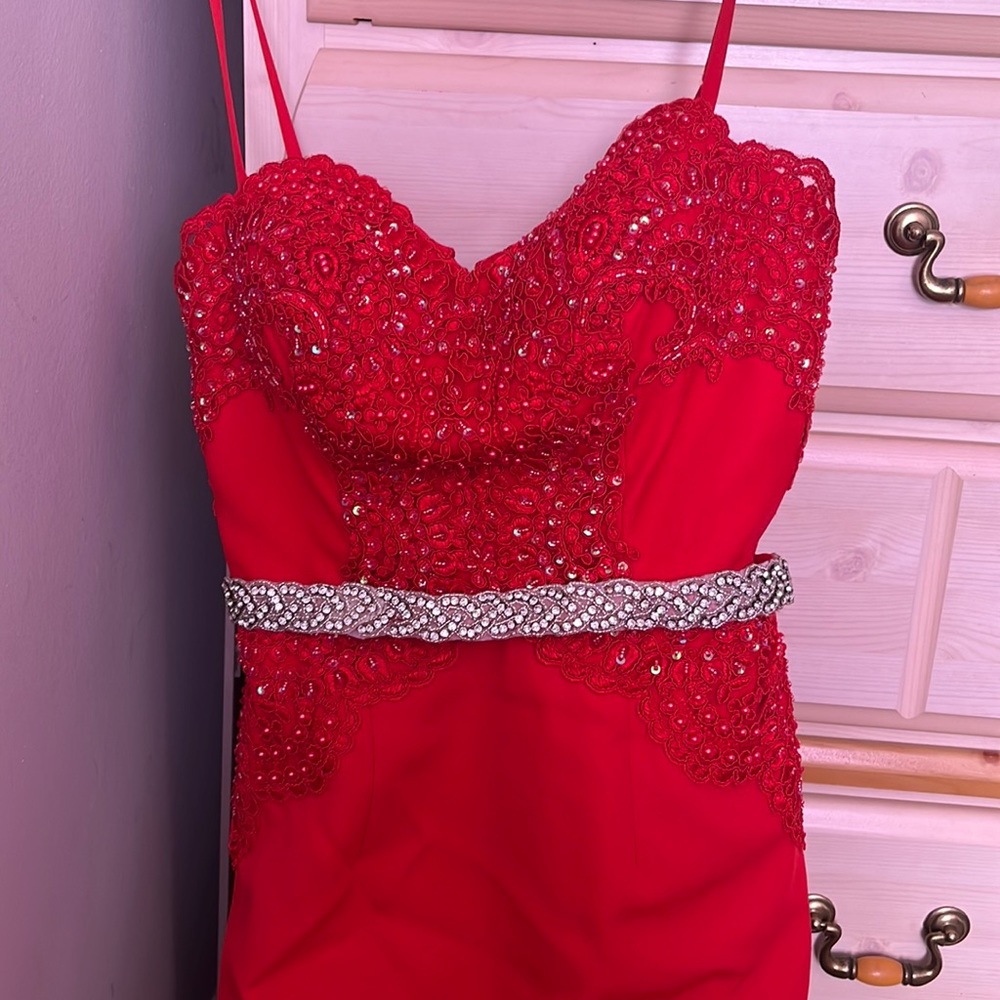 Mermaid red dress 😍😍